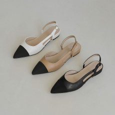 Sappun DALIA Slingback Flat Shoes 露跟平底鞋 (2cm) [韓國連線 W]