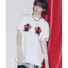RonRon Ribbon Cats T-Shirt [韓國連線W]