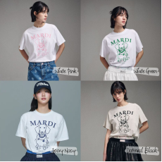 Mardi Mercredi T-shirt Swing The Tail Ddanji Pearl Necklace [韓國連線W]