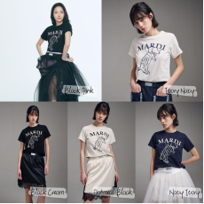 Mardi Mercredi Slim T-shirt Swing The Tail Ddanji [韓國連線W]