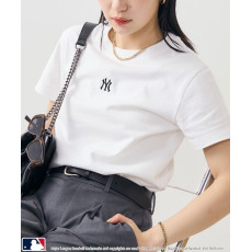 【限定展開】日本直送 日本 MLB 迷你刺繍 Logo 女裝 T 恤 / 八色入