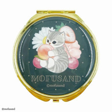 日本直送 官方正版 mofusand Mofumofu Store 小巧鏡子 / 綠色