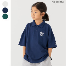 日本直送 2024 MLB 童裝半袖 Polo 恤 / 三色入