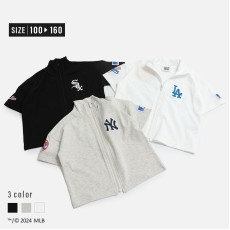 日本直送 2024 MLB 童裝 拉鍊式T恤 / 三色入