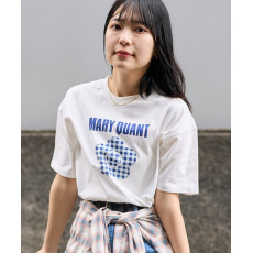 ≪予約商品≫日本直送 Mary Quant 大花花圖案 Logo 半袖T恤 (正常版型) / 四色入