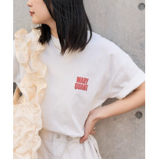 日本直送 Mary Quant 花卉圖案發泡印花 Logo T恤 (正常版型) / 四色入