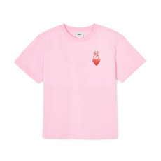 MLB Kids Heart Logo T-Shirt (NEW YORK YANKEES) (Pink)