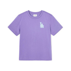MLB Kids Basic Small Logo T-Shirt (LOS ANGELES DODGERS) (Violet)