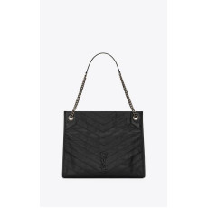 SAINT LAURENT YSL Niki Shopping Tote Bag (黑色)